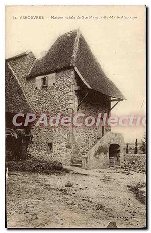 Image du vendeur pour Carte Postale Ancienne Verosvres Maison natale de Ste Marguerite Marie Alacoque mis en vente par CPAPHIL