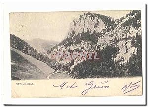 Autriche Carte Postale Ancienne Semmering (Austria)