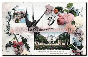 Carte Postale Ancienne Souvenir de Monte Carlo