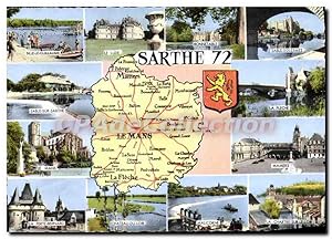 Seller image for Carte Postale Semi Moderne Sarthe Sille le guillaume le Lude Bonne table Sable Solesmes Sable sur Sarthe la Fleche Le Mans for sale by CPAPHIL