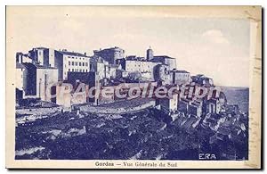 Carte Postale Ancienne Gordes vue générale du Sud