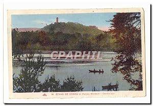 Image du vendeur pour Carte Postale Ancienne Etang de hanau et ruines Waldeck Contre jour mis en vente par CPAPHIL