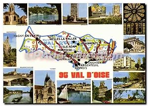 Carte Postale Semi Moderne Val d'Oise Auvers sur Oise Herblay Sarcelles Viarmes Ermont Enghien Ne...
