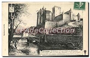 Carte Postale Ancienne Clisson Le Château bati par Olivier 1er en 1223