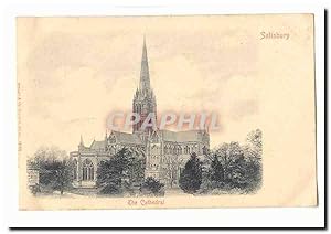 Grande Bretagne Salisbury Carte Postale Ancienne The cathedral