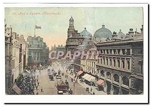 Grande Bretagne St Ann's quare Carte Postale Ancienne Manchester