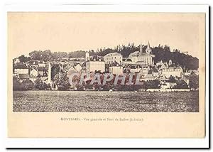 Bild des Verkufers fr Montbard Carte Postale Ancienne vue gnrale et tour de Buffon (a droite) zum Verkauf von CPAPHIL