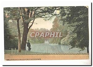 Bild des Verkufers fr Bois de Boulogne Carte Postale Ancienne Lac intrieur Le pont entre les deux les zum Verkauf von CPAPHIL