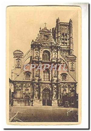 Seller image for Auxerre Carte Postale Ancienne L'glise Saint Pierre for sale by CPAPHIL