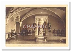 Bild des Verkufers fr Pau Carte Postale Ancienne Chteau Herni IV Salle des officiers de service zum Verkauf von CPAPHIL