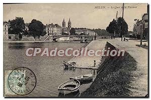 Image du vendeur pour Carte Postale Ancienne Melun Le Quai de la Verrerie mis en vente par CPAPHIL