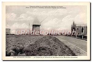 Image du vendeur pour Carte Postale Ancienne Les Herbiers (Vendee) La Chapelle Moulins du Mont des Alouettes mis en vente par CPAPHIL