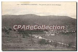 Carte Postale Ancienne Rougemont le Château vue générale prise du cote de Romaguy