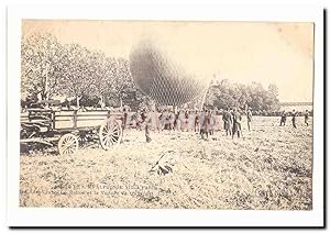 Visite de S M Alphonse XII a Paris Carte Postale Ancienne Le ballon et la voiture de transport (z...