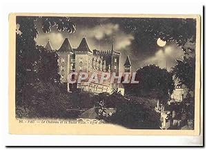 Image du vendeur pour Pau Carte Postale Ancienne le chteau et la basse ville Effet de nuit mis en vente par CPAPHIL