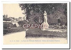 Image du vendeur pour Pau Carte Postale Ancienne Le parc du chteau national statue de Gaston Phoebus mis en vente par CPAPHIL