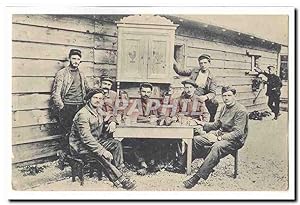Allemagne Dillingen Saar Carte Postale Ancienne Puchheim prisonniers français en camp TOP