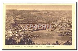 Val d'Ajol Carte Postale Ancienne vue générale La feuille Dorothee