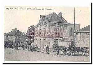 Rambouillet Carte Postale Ancienne Maison Gaillard Loueur de voitures (reproduction)