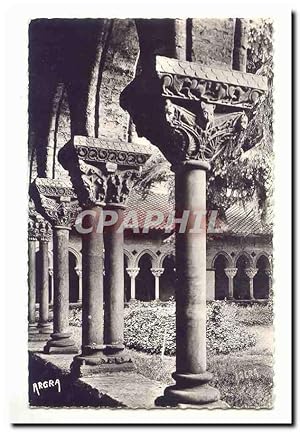 Bild des Verkufers fr Abbaye de Moissac Carte Postale Moderne Detail des chapiteaux du clotre (2eme) zum Verkauf von CPAPHIL