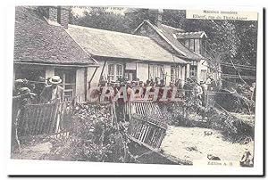 Elbeuf Carte Postale Ancienne Maisons inondees rue du Thit Anger (reproduction)
