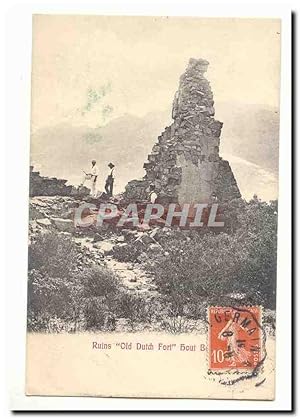 Carte Postale Ancienne Ruins Old dutch Fort