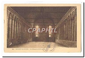 Seller image for Le Mont Saint Michel Carte Postale Ancienne Le refectoire (13eme) for sale by CPAPHIL