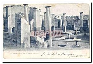 Bild des Verkufers fr Italie Italia Pompei Carte Postale Ancienne Casa di MArco Olconio zum Verkauf von CPAPHIL