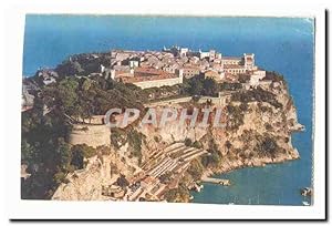 Principauté de Monaco Carte Postale Ancienne Le rocher de Monaco