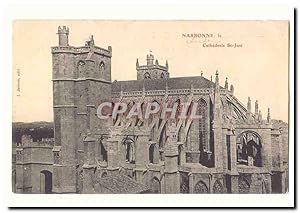 Image du vendeur pour Narbonne Carte Postale Ancienne la cathdrale SAint Just mis en vente par CPAPHIL