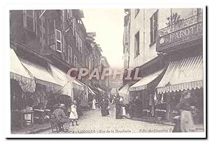 Reproduction Limoges Carte Postale Ancienne Rue de la boucherie