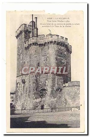 Bild des Verkufers fr La Rochelle Carte Postale Ancienne Tour Saint Nicolas zum Verkauf von CPAPHIL