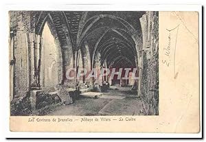 Belgique Environs de Bruxelles Carte Postale Ancienne Abbaye de Villiers Le cloître