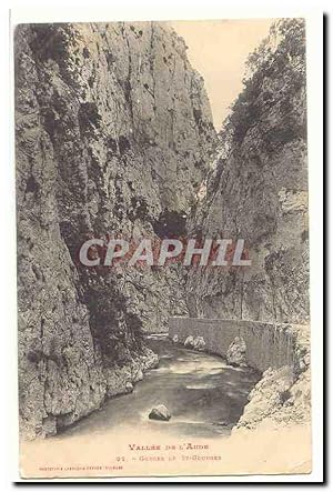 Bild des Verkufers fr Valle de l'Aude Carte Postale Ancienne Gorges de St Georges zum Verkauf von CPAPHIL
