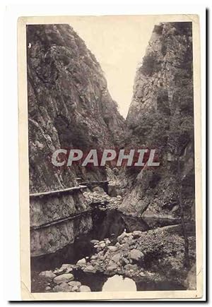 Amelie les Bains Carte Postale Ancienne Gorges du Mondony