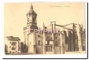 Seller image for Espagne Espana Carte Postale Ancienne Fuenterrabia La iglesia for sale by CPAPHIL