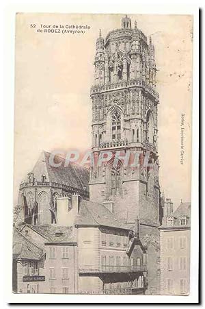 Image du vendeur pour Rodez Carte Postale Ancienne Tour de la cathdrale de Rodez mis en vente par CPAPHIL