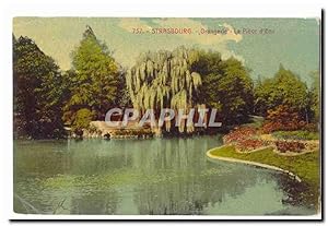 Image du vendeur pour Strasbourg Carte Postale Ancienne Orangerie La piece d'eau mis en vente par CPAPHIL