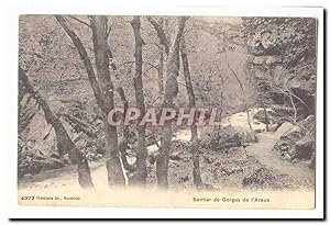 Imagen del vendedor de Suisse Carte Postale Ancienne Sentier de Gorges de l'areus a la venta por CPAPHIL