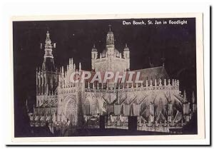 Den Bosch Carte Postale Ancienne St Jan in floodlight