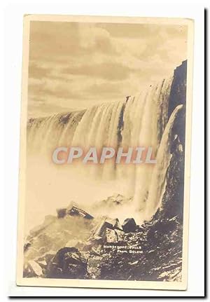 Bild des Verkufers fr Carte Postale Ancienne Horseshoe falls from Below (cascade water falls) zum Verkauf von CPAPHIL