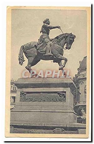 Orleans Carte Postale Ancienne Statue de Jeanne d'arc