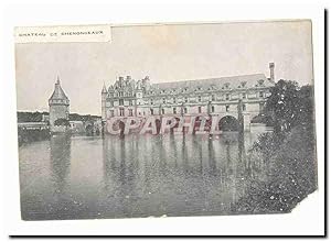 Bild des Verkufers fr Carte Postale Ancienne Chteau de Chenonceaux (au dos publicit Journal des Adjudications des ventes immobilieres) zum Verkauf von CPAPHIL