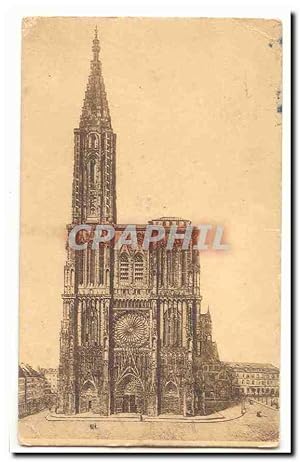 Bild des Verkufers fr Strassburg Carte Postale Ancienne Munster zum Verkauf von CPAPHIL