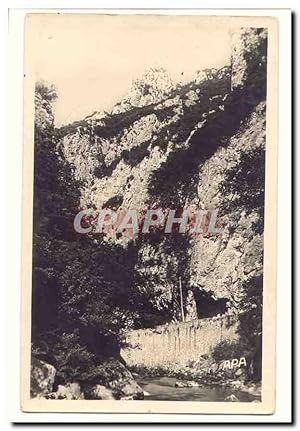 Image du vendeur pour Valle de l'Aude Carte Postale Ancienne Defle de Pierre Lys Les gorges mis en vente par CPAPHIL