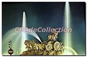 Seller image for Carte Postale Moderne Madrid Aspecto Nocturno de la Fuente de la Cibeles Cybele Fountain for sale by CPAPHIL