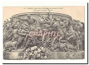 Image du vendeur pour TRoyes Carte Postale Ancienne Haut relief du monument des enfants de l'Aube (par Briden) mis en vente par CPAPHIL