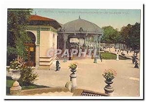 Bild des Verkufers fr Vittel Carte Postale Ancienne Le salon de correspondance et les galeries zum Verkauf von CPAPHIL