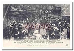 Seller image for La catastrophe de Villepreux les Clayes 18 juin 1910 Carte Postale Ancienne Une equipe d'ouvriers s(occupe du deblaiement de (reproduction) for sale by CPAPHIL