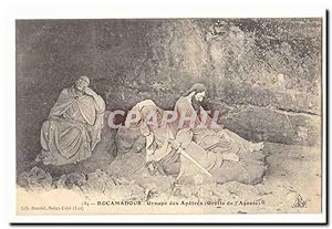 Image du vendeur pour Rocamadour Carte Postale Ancienne Groupe des apotres (grotte de l'agonie) mis en vente par CPAPHIL